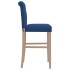 Taburetes altos 2 uds madera maciza de caucho y