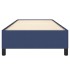 Estructura de cama de tela azul 80x200