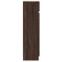 Zapatero madera de ingeniería roble marrón 100,5x28x100