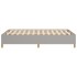 Estructura de cama de tela gris claro 120x200