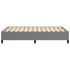 Estructura de cama de tela gris oscuro 120x200