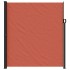 Toldo lateral retráctil terracota 220x600
