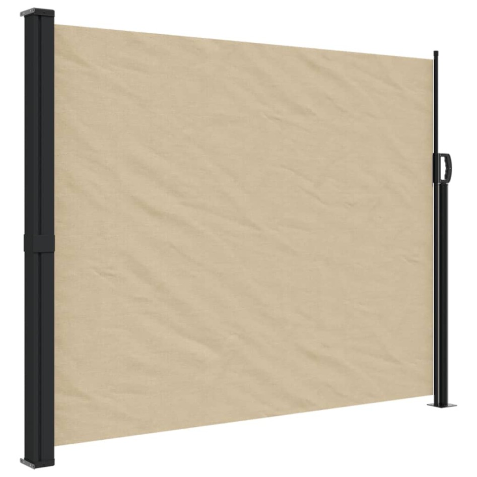 Toldo lateral retráctil beige 170x300