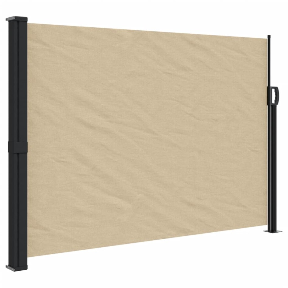 Toldo lateral retráctil beige 140x600