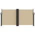 Toldo lateral retráctil beige 120x600