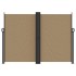 Toldo lateral retráctil gris taupe 180x600