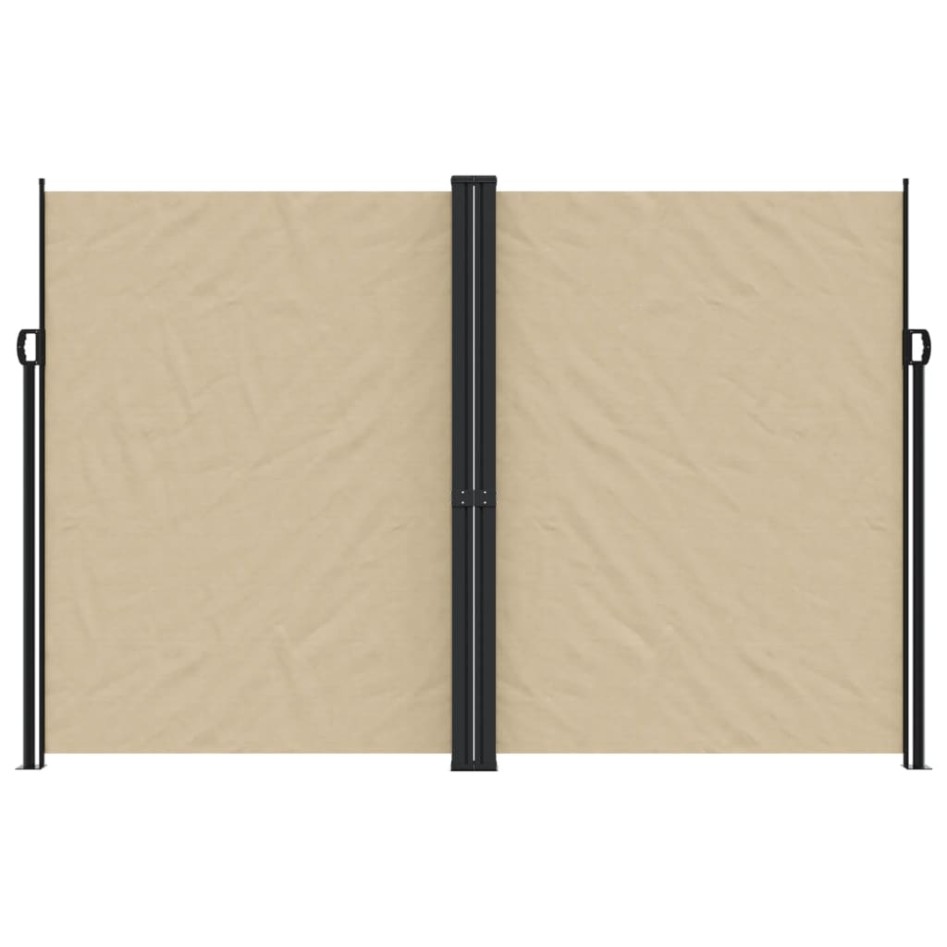 Toldo lateral retráctil beige 220x600