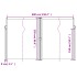 Toldo lateral retráctil beige 220x600