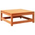 Set de sofás jardín 5 pzas con cojines madera pino marrón