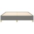 Estructura de cama tela gris oscuro 180x200