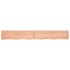 Estante pared madera roble tratada marrón claro 220x30x(2-6)