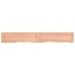 Estante pared madera roble tratada marrón claro 200x30x(2-6)