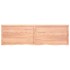 Estante pared madera roble tratada marrón claro 200x60x(2-6)