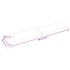 Estante pared madera roble tratada marrón claro 200x40x(2-6)