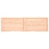 Encimera de baño madera maciza sin tratar 200x60x(2-4)