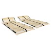 Somieres de cama 2 uds con 28 láminas 7 zonas 90x200 cm