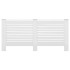 Cubiertas para radiador 2 unidades MDF blanco 172x19x81,5