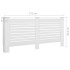 Cubiertas para radiador 2 unidades MDF blanco 172x19x81,5