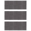 Baldosas de terraza 30 uds madera acacia gris deslavado 30x30cm