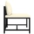 Set de muebles de jardín 7 pzas y cojines ratán sintético