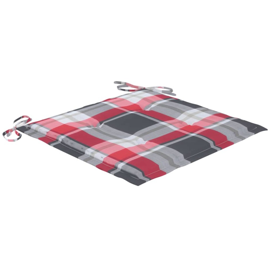 Sillas de jardín con cojines 4 unidades madera maciza de