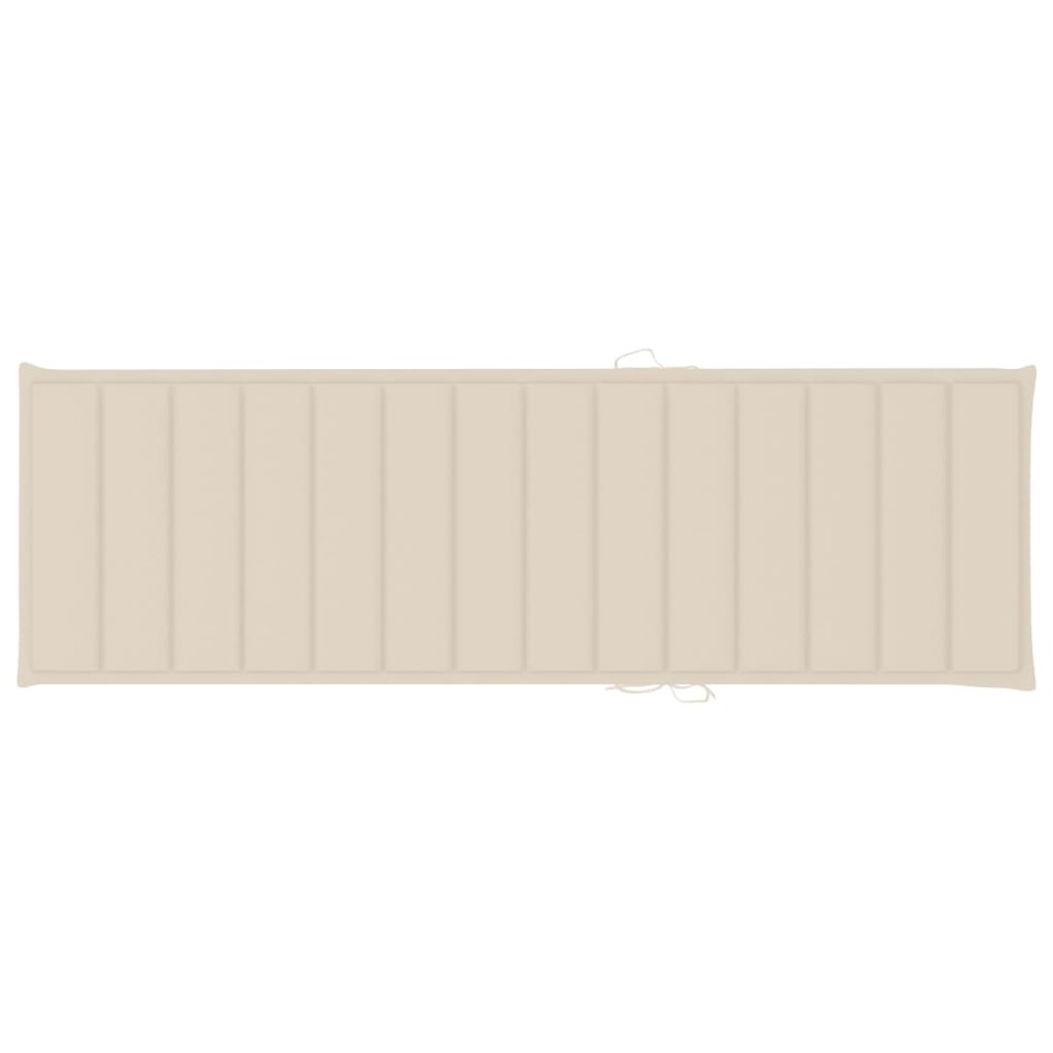 Tumbona doble y cojines madera pino impregnada