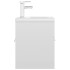 Mueble con lavabo aglomerado blanco