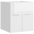 Mueble con lavabo aglomerado blanco