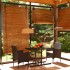 Juego de comedor para jardín 3 piezas