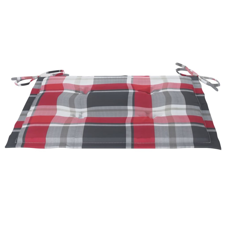 Sillas de jardín con cojines 4 unidades madera maciza de