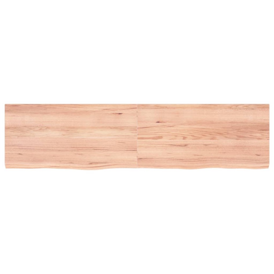 Tablero mesa madera roble tratada marrón claro 160x40x(2-4)