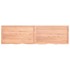 Tablero mesa madera roble tratada marrón claro 220x60x(2-4)