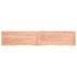 Tablero mesa madera roble tratada marrón claro 200x40x(2-4)