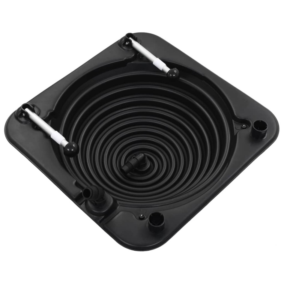 Calentador solar de piscina 75x75x36 cm HDPE