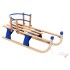 Trineo de nieve plegable respaldo de madera 119