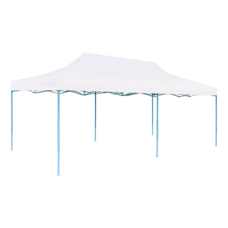 Carpa plegable Pop-up con paredes laterales acero gris 3x6