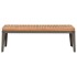 Mesa de centro de jardín madera maciza de acacia 110x55x36