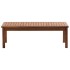 Juego de muebles de jardín 4 piezas madera maciza de