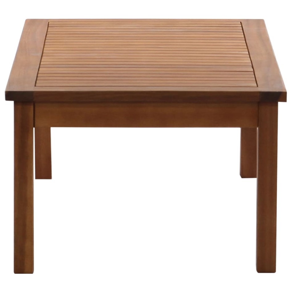 Juego de muebles de jardín 4 piezas madera maciza de