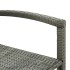 Taburetes de cocina 4 unidades ratán sintético