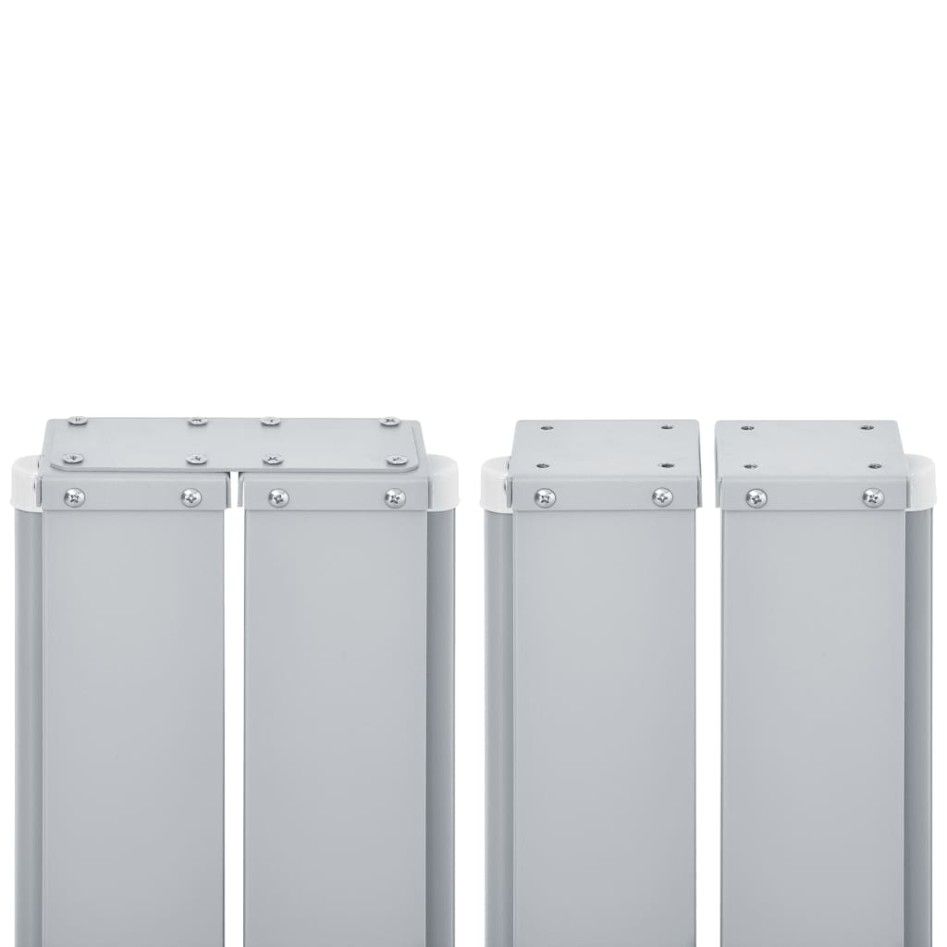 Toldo lateral retráctil gris antracita 160x600