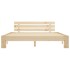 Estructura de cama de madera maciza de pino 160x200