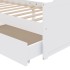 Estructura cama cajones madera maciza de pino blanco 90x200