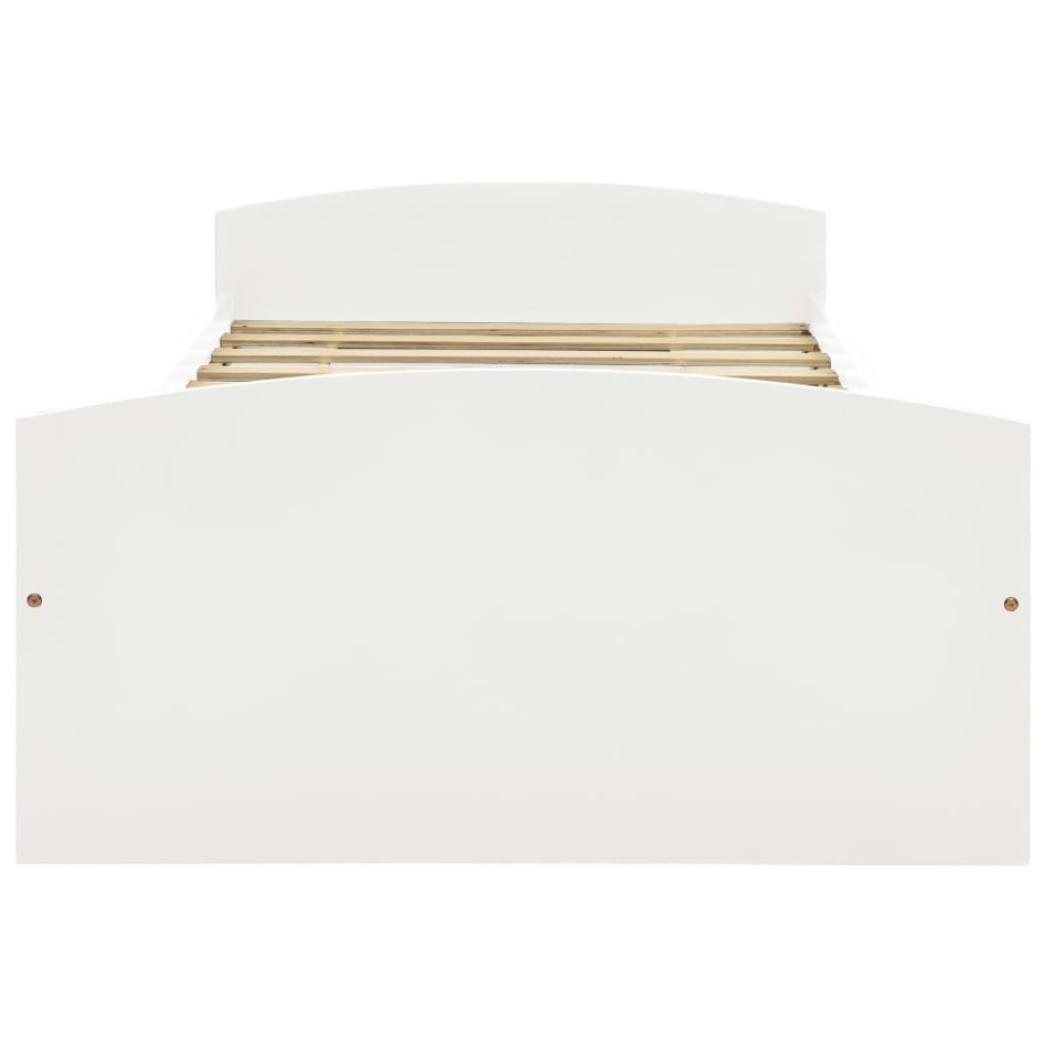 Estructura de cama 2 cajones madera maciza pino blanca