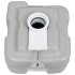 Inodoro portátil para camping gris 20 + 10