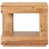 Mesa de centro de madera maciza de acacia 45x45x40