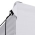 Carpa plegable profesional con 4 paredes acero blanco 3x6