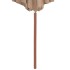 Sombrilla de jardín con palo de madera 300 cm gris