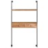 Escritorio de pared de madera maciza de acacia 90x40x170