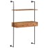 Escritorio de pared de madera maciza de acacia 90x40x170